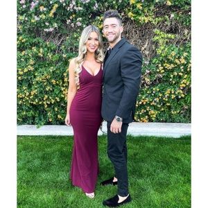 Lulu’s Melora Plum Purple Sleeveless Maxi Dress